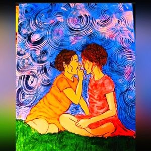 "SISTERS" Acrylic Canvas Art